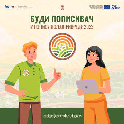  У Попису пољопривреде 2023. биће ангажовано око 3000 пописивача